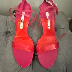 Zara pink heels